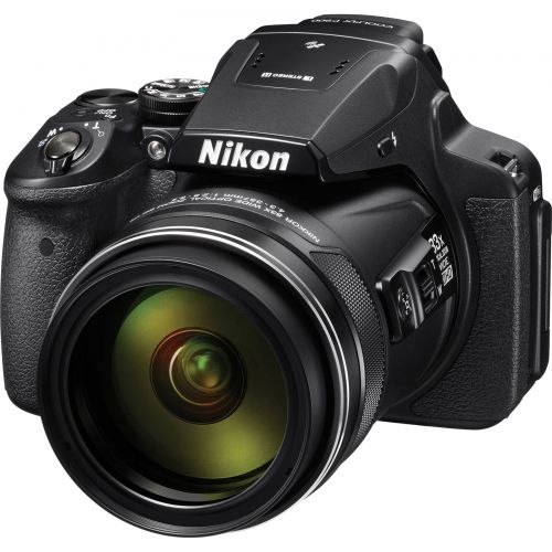  Nikon Coolpix P900 Wi-Fi 83x Zoom Digital Camera with 64GB Card + Battery & Charger + Case + Tripod + 3 Filters + Hood + Kit