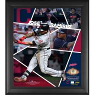 Jose Ramirez Cleveland Indians 15 x 17 Impact Player Collage with a Piece of Game-Used Baseball - Limited Edition of 500 - Fanatics Authentic Certified