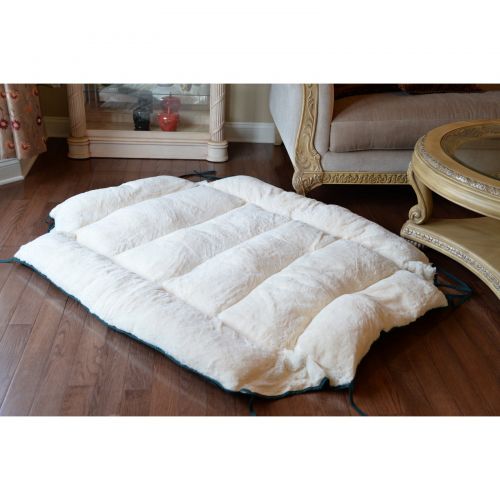  Armarkat Pet Bed 64-Inch by 50-Inch D04HMLMB- Large, Green & Ivory