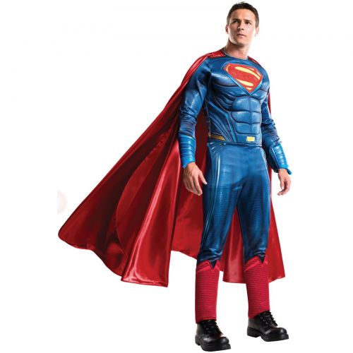 제네릭 Generic Batman Vs Superman: Dawn of Justice Grand Heritage Superman Mens Adult Halloween Costume, One Size Fits Most