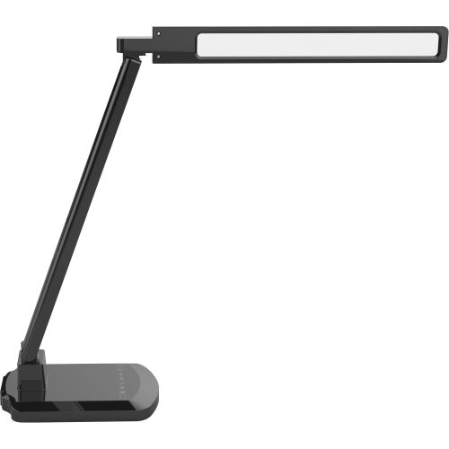  Lorell, LLR99768, LCD Clock Display LED Desk Lamp, 1 Each, Black