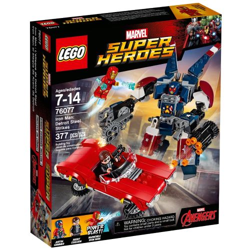  LEGO Super Heroes Iron Man: Detroit Steel Strikes 76077