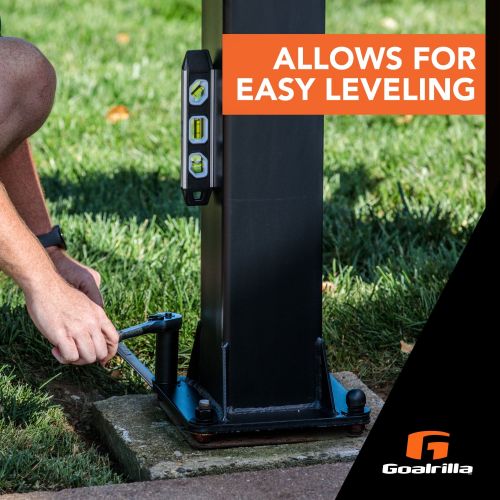  Goalrilla 9 Basketball Anchor System Installs In-Ground and Allows Goalrilla Hoop to Move with You
