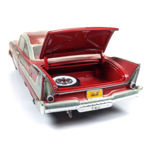  1958 Plymouth Fury Christine Dirty  Rusted Version 118 Diecast Model Car by Autoworld