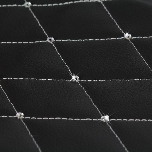 스와로브스키 Premium Diamond Seat Cover with Crystals from Swarovski, Black
