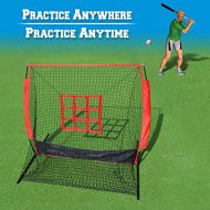 Strong Camel 5x5 Baseball & Softball Practice Net With Strike Zone Target And Carry Bag