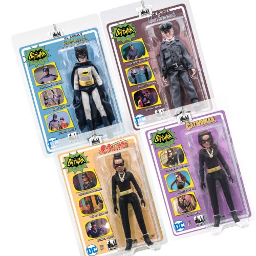  Toys Batman Classic 1966 TV Series Action Figures Series 6: Set of all 4