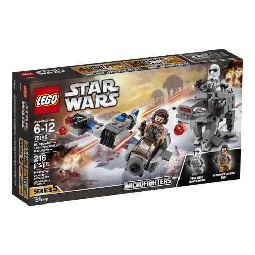  LEGO Star Wars Ski Speeder vs. First Order Walker Microfighters 75195