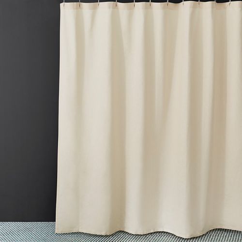 Waterworks Washed Linen Shower Curtain