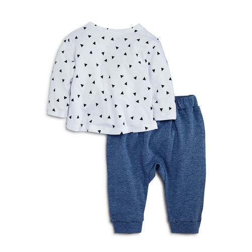  Bloomies Boys Triangle-Print Tee & Jogger Pants Set, Baby - 100% Exclusive