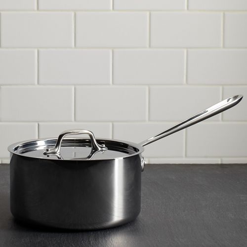  All-Clad All Clad Stainless Steel 3.5 Quart Sauce Pan with Lid