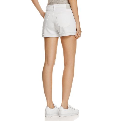 AG Hailey Denim Shorts in White