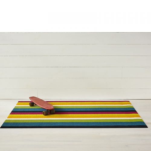  Chilewich Bold Stripe Shag Floor Mat, 24 x 36