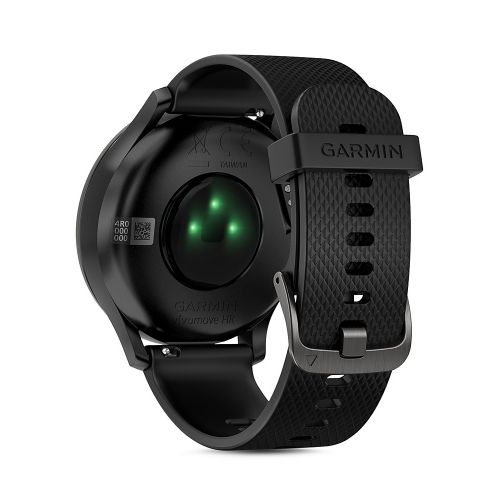 가민 Garmin vivomove HR Sport Hybrid Black Smartwatch, 43mm