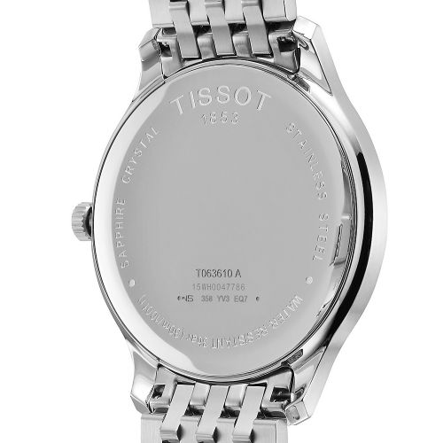 티쏘 Tissot Tradition Mens Anthracite Quartz Classic Watch, 42mm