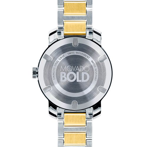  Movado BOLD Luxe Stainless Steel and Silver Tone Dial Watch, 32mm
