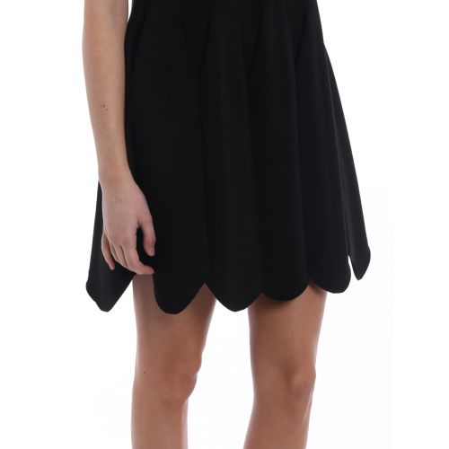  Alaia Mermaid short black jersey dress
