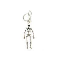 Alexander Mcqueen Skeleton silver key holder