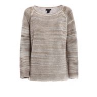Avant Toi Striped effect oversize sweater