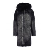 Avant Toi Fur inserts wool and cashmere parka
