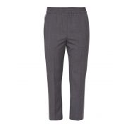 Brunello Cucinelli Embellished wool cigarette trousers