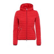 Colmar Originals Hooded red stretch puffer jacket