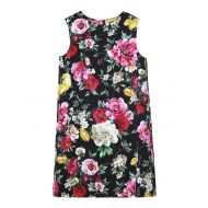 Dolce & Gabbana Floral brocade sleeveless dress