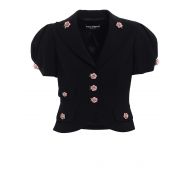 Dolce & Gabbana Rose detail crop jacket