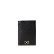 Dolce & Gabbana Dauphine leather passport case