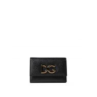 Dolce & Gabbana French flap Dauphine leather wallet
