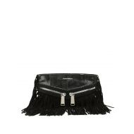 Dsquared2 Rock suede fringed clutch