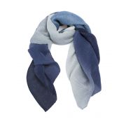 Emporio Armani Fading blue pleated scarf