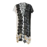 Fausto Puglisi Floral lace short sleeve coat