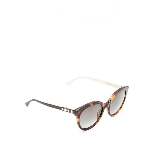 펜디 Fendi Tortoiseshell two-tone sunglasses