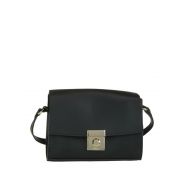 Furla Milano S black soft leather bag
