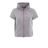 Herno Short sleeve grey nylon jacket