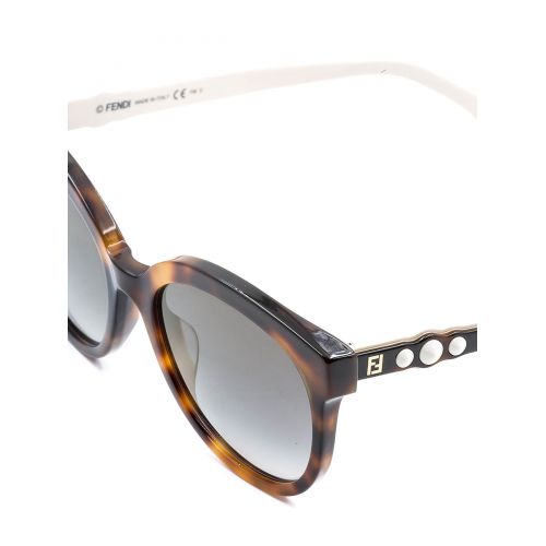 펜디 Fendi Tortoiseshell two-tone sunglasses