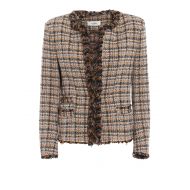 Isabel Marant Etoile Nawell check tweed jacket
