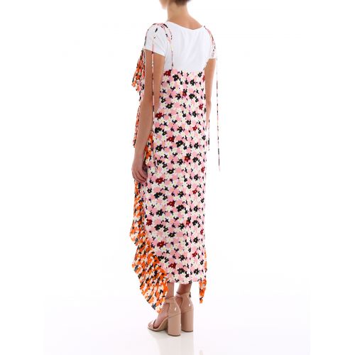 겐조 Kenzo Jackie Flowers criss cross dress