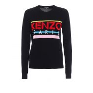 Kenzo Terrycloth logo cotton sweater