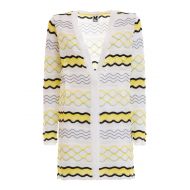 M Missoni Open front wave patterned cardigan