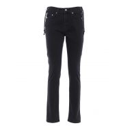 Mcq Jeans with corset-style sides