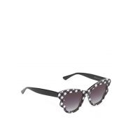 Mcq Chequered acetate sunglasses