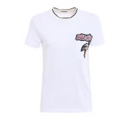 Miu Miu Sequined flamingo T-shirt