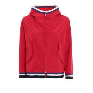 Moncler Cleo hooded red windbreaker