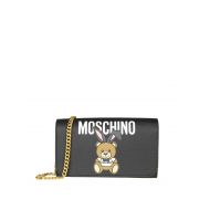 Moschino Playboy bear faux leather wallet
