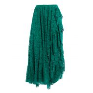 Philosophy di Lorenzo Serafini Frilled long lace skirt