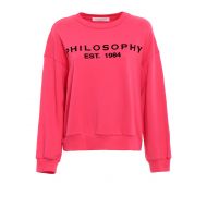 Philosophy di Lorenzo Serafini Cotton logo patch sweatshirt