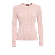 Polo Ralph Lauren Twist knit Pima cotton pink sweater