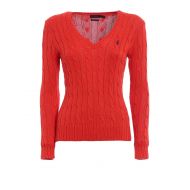 Polo Ralph Lauren Twist Pima cotton red sweater